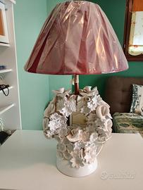 lampada in ceramica di Grottaglie firmata esposito