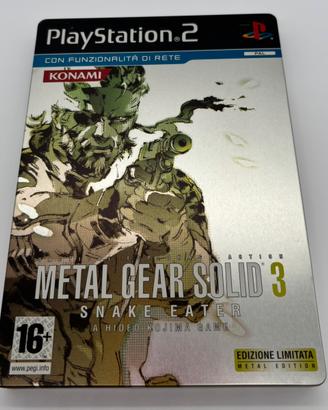 Metal Gear Solid 3 PS2 Metal Edition