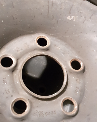 4 Cerchioni in ferro 14 pollici 50