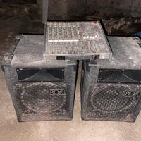 Casse amplificatore e mixer