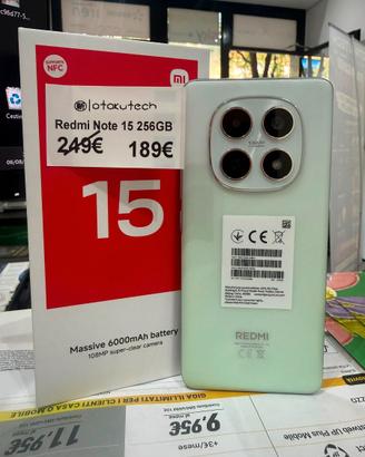 REDMI NOTE 15 5G 256GB PROMO NUOVO