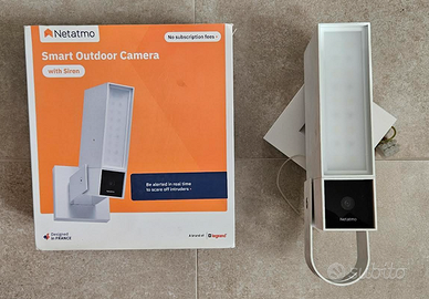 Netatmo Videocamera Smart da esterni con sirena