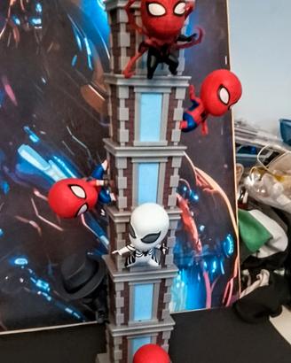 spiderman tower series Marvel completa 