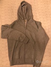 Felpa con cappuccio e zip nuova