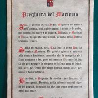 Pergamena "Preghiera del Marinaio"