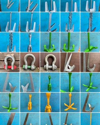 Accessori nautici: ancore, catene, cime, grilli