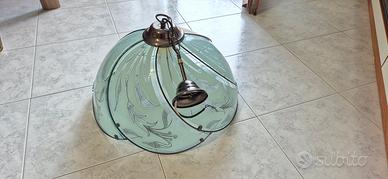 Lampadario in vetro