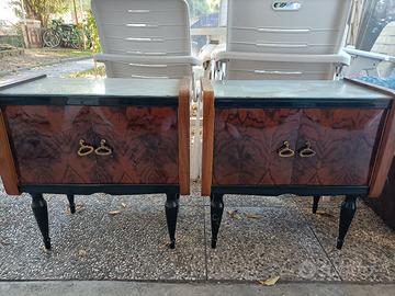 coppia comodini retro'