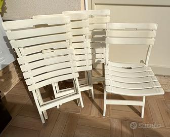 Sedie in Plastica Richiudibili (nr. 4)