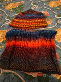 cappello con scalda collo 