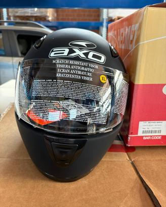 CASCO AXO STEALTH NERO  OPACO
