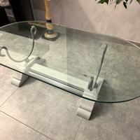 Tavolino Legno e Cristallo!!