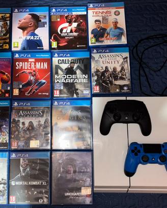 Playstation 4 Fat + 2 Controller + 14 Giochi.