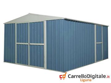 Box prefabbricato in acciaio 360x430cm 185kg blu