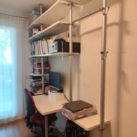 Libreria e scrivania