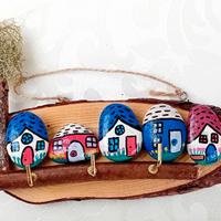 Appendi chiavi dipinto a mano