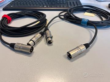 Cavi audio 5 m cannon proel