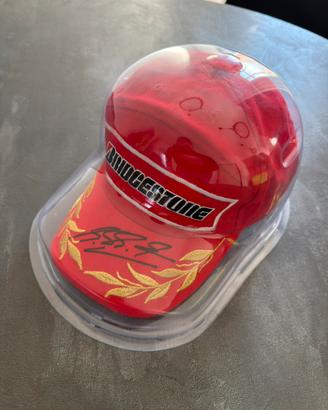 Cappello Ferrari Michael Schumacher podio 1st