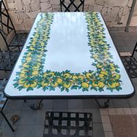 Tavolo/penisola in pietra lavica ceramizzata