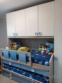 Cameretta a ponte due letti