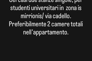 2 camere is mirrionis/via cadello