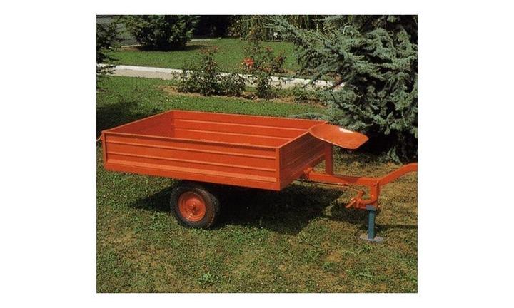 Rimorchio hp 14/18 con freni e ruote 12"