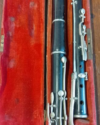 Flauto traverso Rampone Milano fine'800 in ebano 