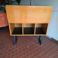 mobile scrivania libreria anni 70 