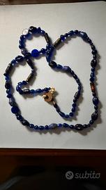 Collana etnica o vintage sfere di murano