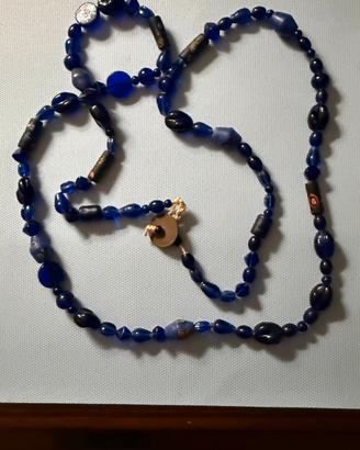 Collana etnica o vintage sfere di murano