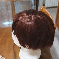 Parrucca Con capelli veri come nuova.