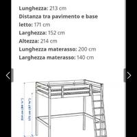 Struttura letto ikea