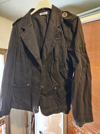 Giacca blazer con ricamo