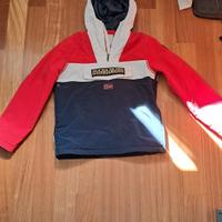 giubbotto napapijri rosso bianco e blu