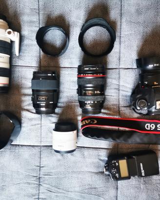 Canon 6d + 24-105f4 + 70-200f2.8 + 35f1.4 + 50f1.8