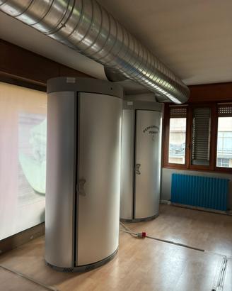 Solarium verticale bassa pressione sunbox + VMC