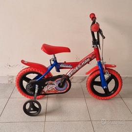 Bicicletta bambino Spider-Man con rotelle 2-4 anni