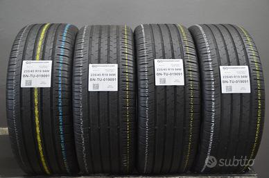 4 Pneumatici 235/45 R19 Continental Eco Contact 6 