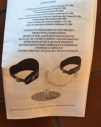 Imbragatura lavoro/sport