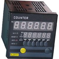 Contatore impulsi digitale doppio display 6 cifre