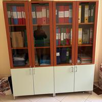 Libreria / Armadio Ufficio con Ante in Vetro