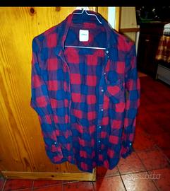 Camicia manica lunga a scacchi prezzo trattabile