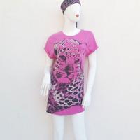 Abito maglietta  Copricostume  cotone , rosa  S