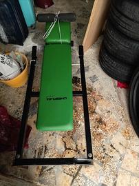 panchina di palestra con pesi insieme kit 