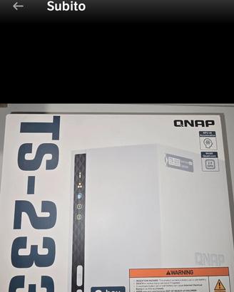 Qnap ts-233 nas 2-bay cloud privato