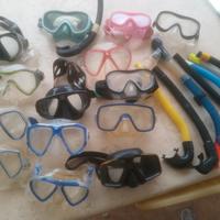 maschere per immersione o snorkeling sub