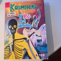 Fumetto Kriminal  IL RE DEL DELITTO n.1