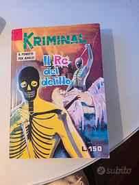 Fumetto Kriminal  IL RE DEL DELITTO n.1