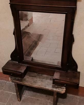 specchio specchiera antica fine 800