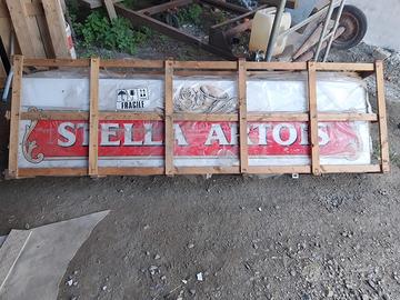insegna vintage birra Stella Artois